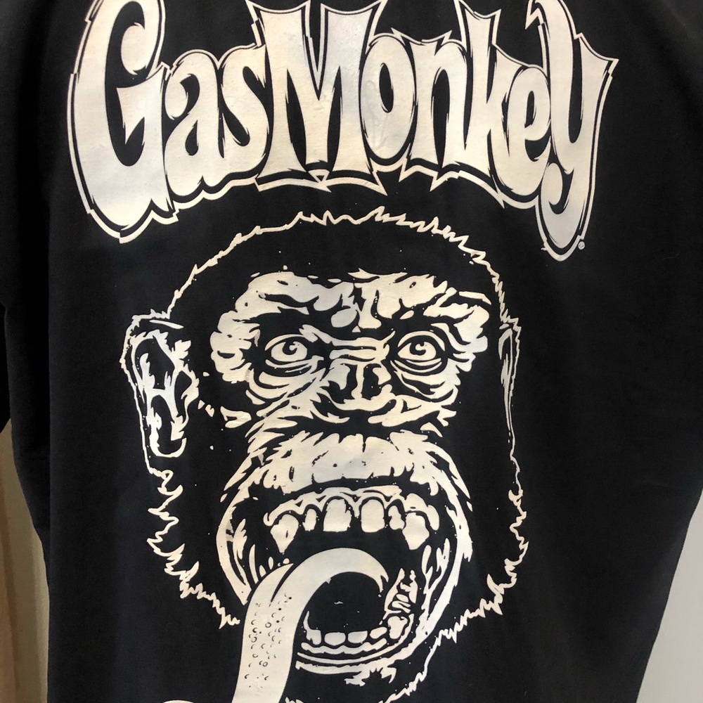 Gas Monkey Garage Work Shirt Red Cap Black XXL